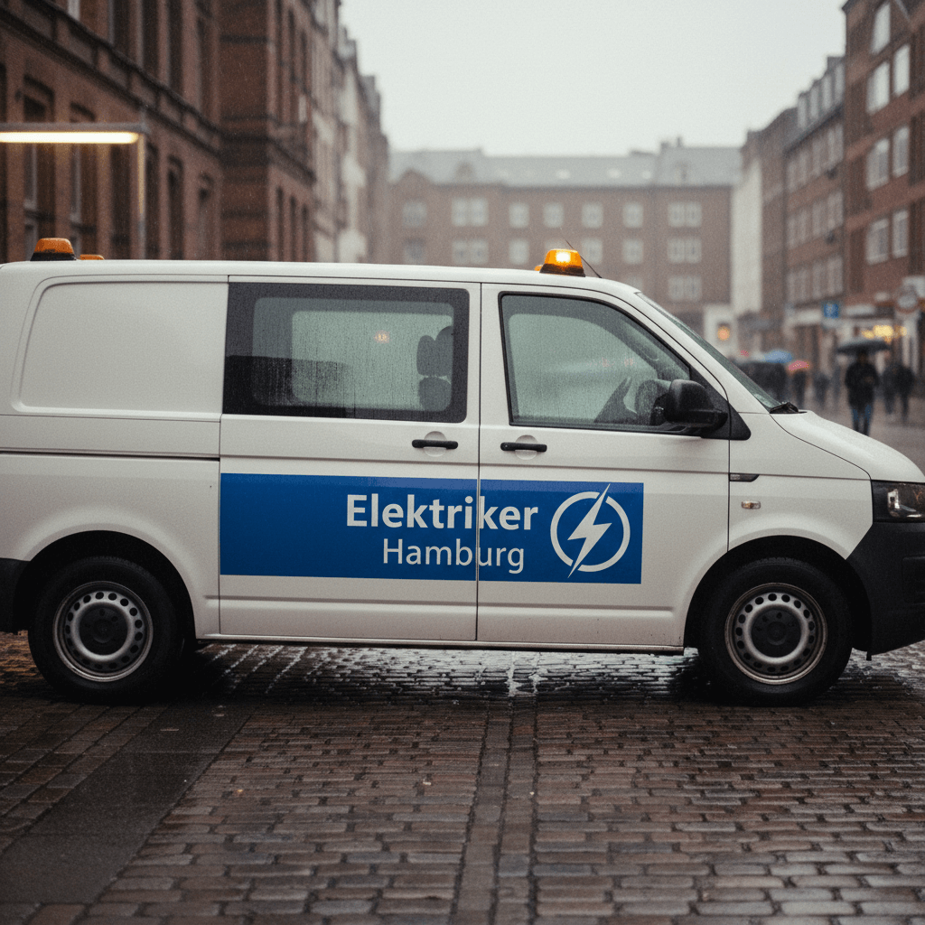 Einsatzfahrzeug für Notdiensteinsätze in Hamburg, bereit zur Abfahrt